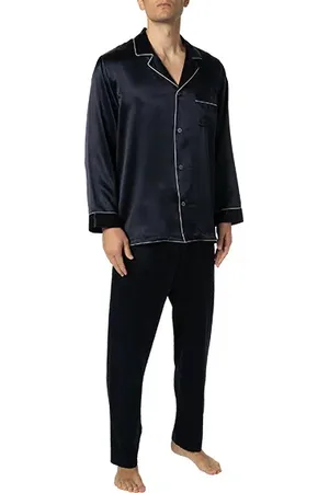 Zimmerli Pyjama, Seide, navy