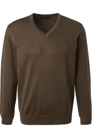 Maerz Pullover, Schurwolle, meliert