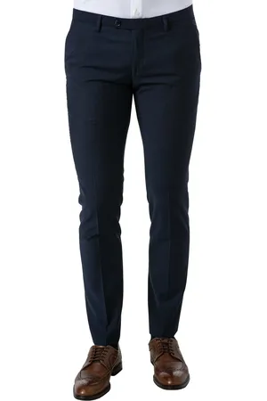 Digel Hose, Extra Slim Fit, Mikrofaser-Stretch, tintenblau