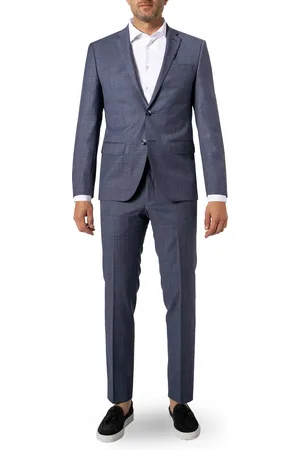 Daniel Hechter Anzug, Modern Fit, Schurwoll-Stretch, bleu