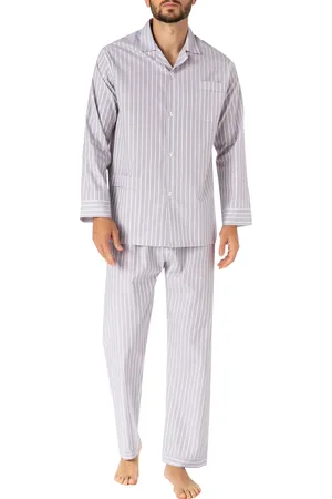 Novila Pyjama, Baumwolle, taupe