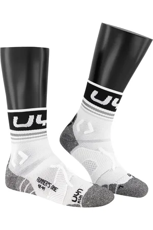 UYN Socken Runner One Mikrofaser atmungsaktiv, weiß