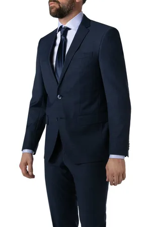 Daniel Hechter Sakko, Modern Fit, Schurwoll-Stretch, nachtblau meliert
