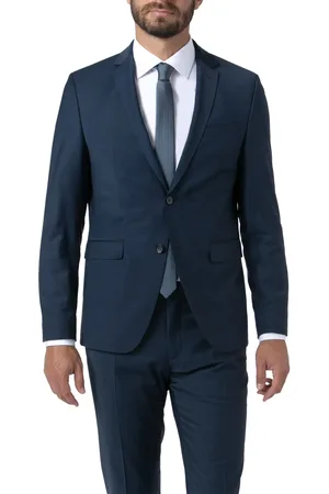 Daniel Hechter Sakko, Shape Fit, Schurwoll-Stretch, navy meliert