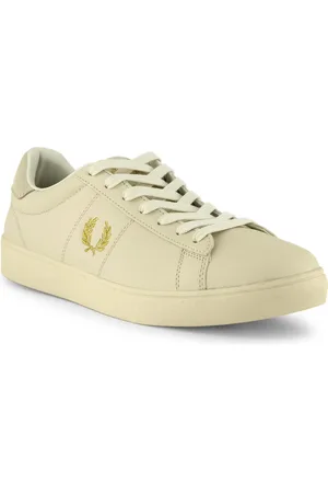 Fred Perry Sneaker, Leder, ecru