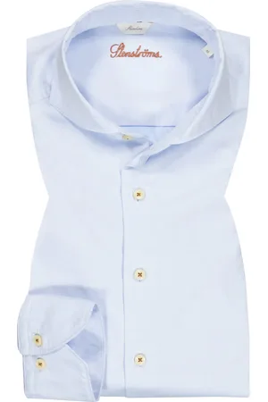 Stenströms Hemd, Slimline, Baumwolle, hellblau