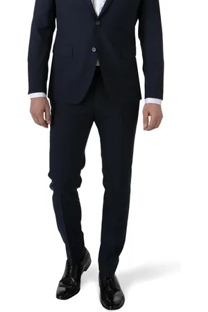Karl Lagerfeld Hose, Schurwoll-Stretch, navy