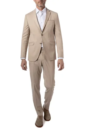 Daniel Hechter Anzug, Shape Fit, Schurwoll-Stretch, sand