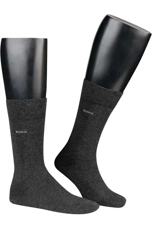 HUGO BOSS Socken, Baumwolle, anthrazit