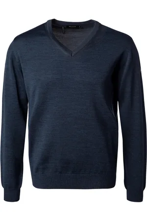 Maerz Pullover, Merinowolle, navy