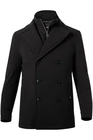 HUGO BOSS Daunenmantel, Slim Fit, Mikrofaser wasserabseidend