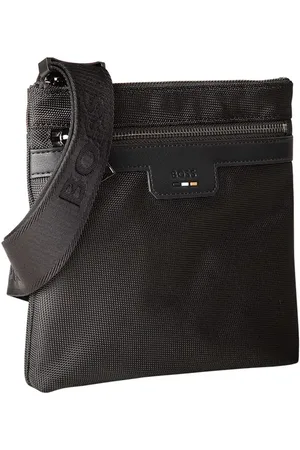 HUGO BOSS Umhängetasche, Recycelter Material-Mix