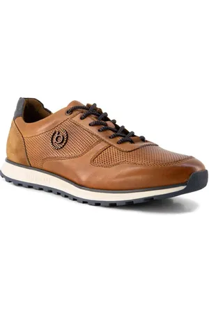 Bugatti Sneaker, Leder, cognac