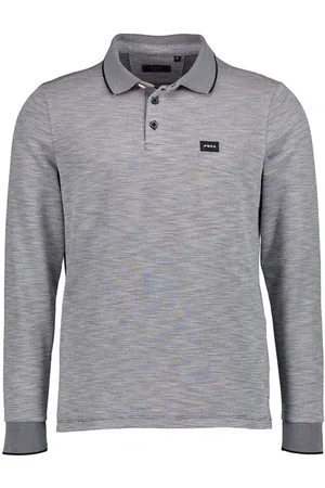 NZA Polo-Shirt, Mikrofaser atmungsaktiv, navy meliert