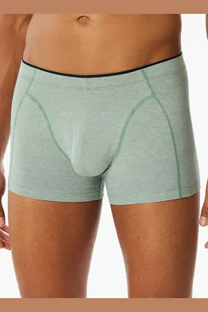 Schiesser Trunk, Bio Baumwoll-Stretch, khaki meliert