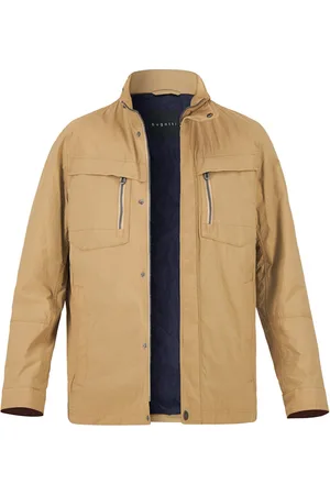 Bugatti Jacke, Mikrofaser, taupe