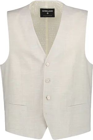 Strellson Westse Gyl, Slim Fit, Baumwolle-Leinen, meliert