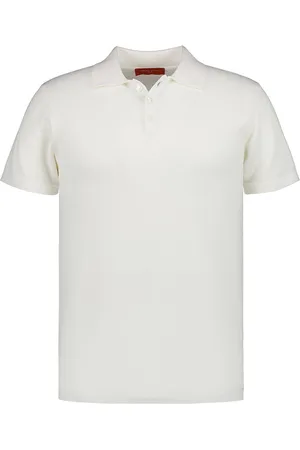Daniele Fiesoli Polo-Shirt, Baumwoll-Strick, ecru