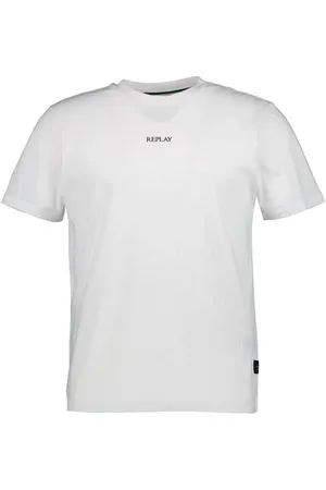 Replay T-Shirt, Baumwolle, withe