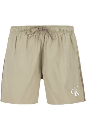 Calvin Klein Badeshorts, Mikrofaser, oliv