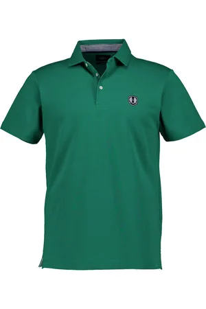 Hackett Polo-Shirt, Classic Fit, Baumwoll-Piqué, grassgreen