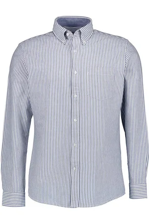 Pierre Cardin Hemd, Modern Fit, Oxford, navy gestreift