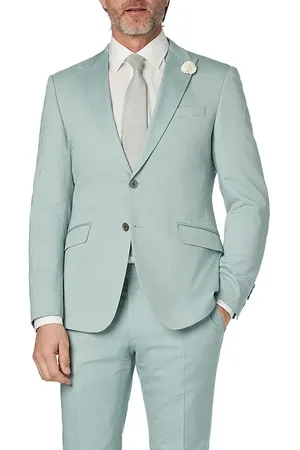 JOOP! Sakko Hawker, Slim Fit, Woll-Stretch, mintgrün