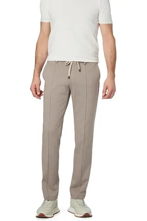 Boggi Milano Hose Roberto, Jersey, taupe meliert