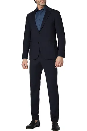 Strellson Anzug Alzer-Tius, Slim Fit, Performence-Stretch, dunkelblau