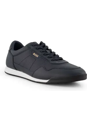 HUGO BOSS Sneaker Titanium Leder-Textil, dunkelblau