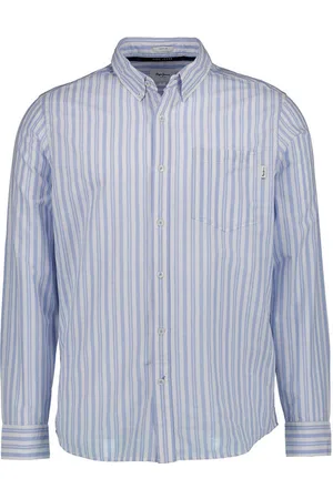 Pepe Jeans Hemd Aran, Baumwolle, -weiß gestreift