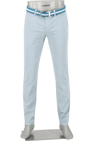 Alberto Golfhose Rookie light, Regular Fit, Baumwolle, hellblau