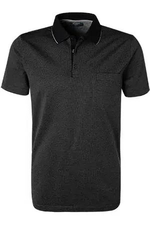 Maerz Polo-Shirt, Baumwoll-Jersey, meliert