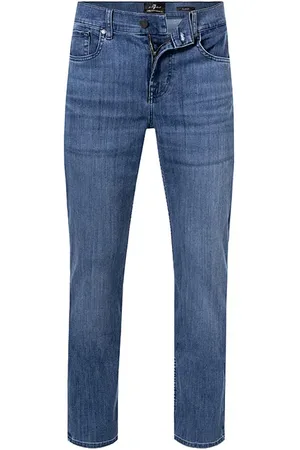 7 for all Mankind Jeans Slimmy, Baumwoll-Stretch, mittelblau