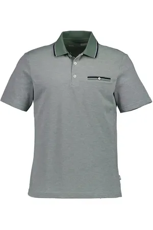 Brax Polo-Shirt, Baumwoll-Piqué, meliert