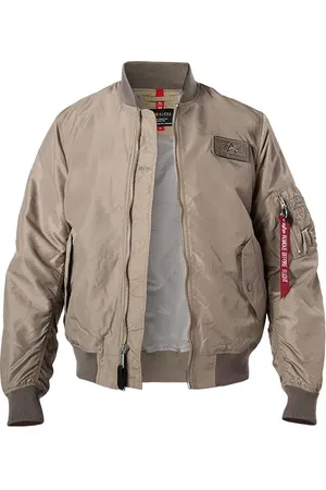 Alpha Industries Blouson, Mikrofaser, sand