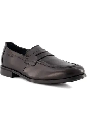 Bugatti Loafer, Leder Extraweit, dunkelbraun