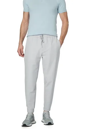 HUGO BOSS Jogpants Flex, Mikrofaser wasserabweisend, pastellgrau