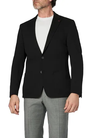Roy Robson Sakko, Slim Fit, Jersey halbgefüttert