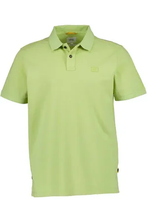 Camel Active Polo-Shirt, Bio Baumwoll-Piqué, moss