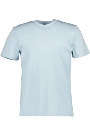 Strellson T-Shirt Clark, Baumwolle, pastellblau