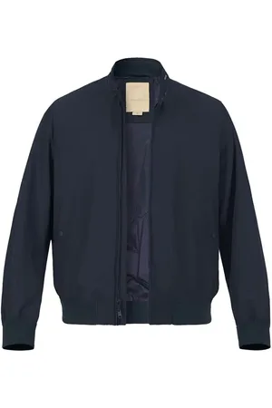 Woolrich Blouson, Baumwolle, wasserabweisend, melton blue