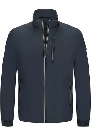 Milestone Jacke MSDomizio, Nylon-Stretch, nachtblau