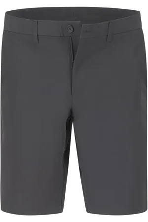 HUGO BOSS Shorts Commuter, Slim Fit, Jersey, wasserabweisend, dunkelgrau