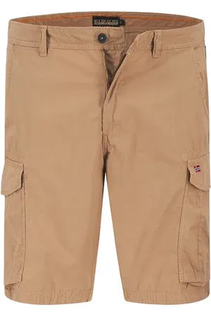 Napapijri Cargoshorts, Baumwolle, milchkaffee