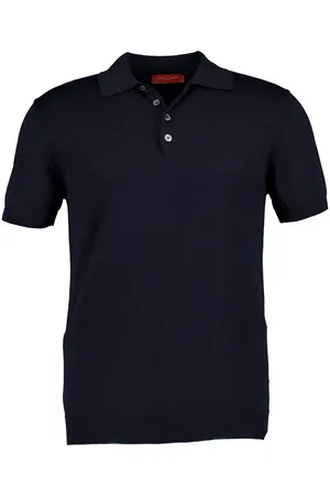 Daniele Fiesoli Polo-Shirt, Strick, nachtblau