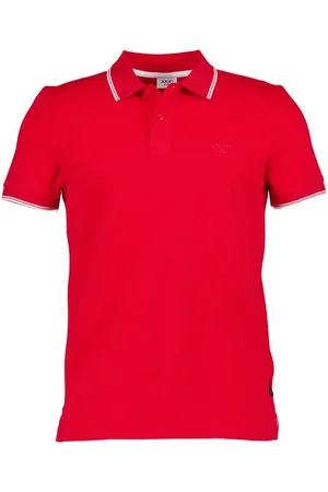 JOOP! Polo-Shirt Angello, Baumwoll-Piqué, kirschrot