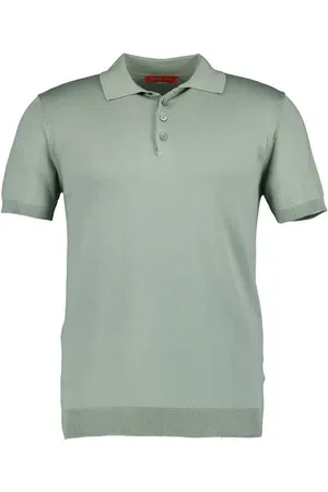 Daniele Fiesoli Polo-Shirt, Strick, salbei
