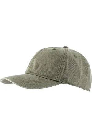 Camel Active Cap, Baumwolle-Leinen, khaki meliert