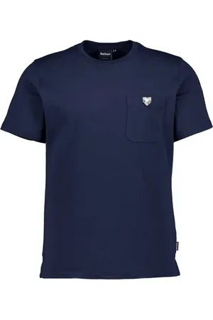 Barbour T-Shirt Tothill, Tailorde Fit, Baumwolle, navy